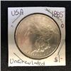 Image 1 : 1885 USA MORGAN SILVER DOLLAR (NEW ORLEANS MINTED) UNCIRCULATED