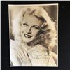 Image 1 : GINGER ROGERS SIGNED 8 X 10 PHOTO