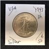 Image 1 : 1943 USA SILVER HALF DOLLAR (PHILADELPHIA MINTED)