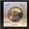 Image 1 : 1967 USA SILVER PROOF HALF DOLLAR (UNCIRCULATED)