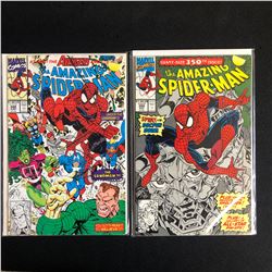 THE AMAZING SPIDER-MAN COMIC BOOK LOT #348/ #350 (MARVEL COMICS)