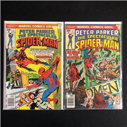 PETER PARKER THE SPECTACULAR SPIDER-MAN COMIC BOOK LOT #1/ #2 (MARVEL COMICS)