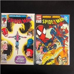 SPIDER-MAN COMIC BOOK LOT #25/ #24 (MARVEL COMICS)