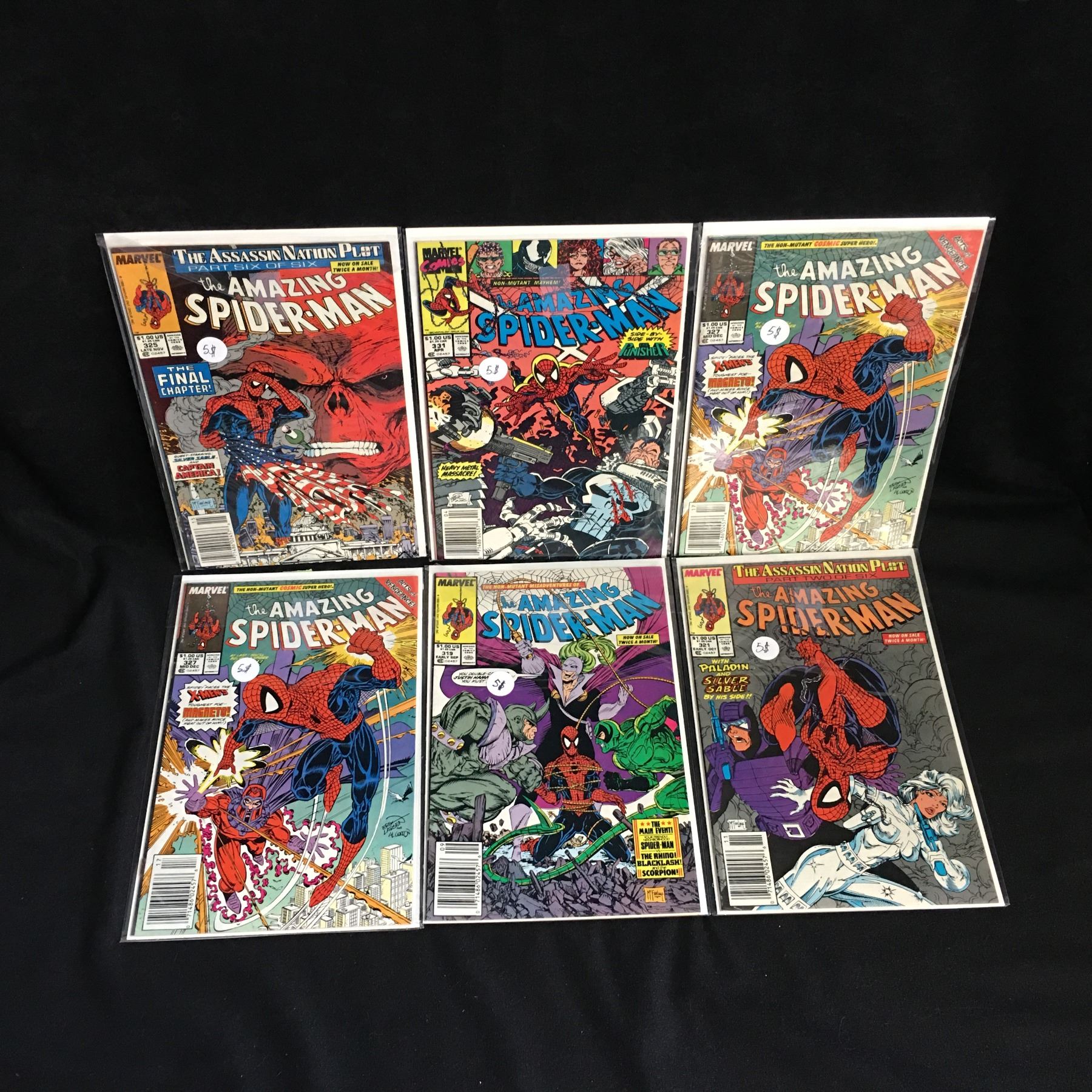 THE AMAZING SPIDERMAN COMIC BOOK LOT (MARVEL COMICS)