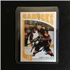 Image 1 : GARTH BUTCHER SIGNED CANUCKS HOCKEY CARD