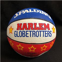 MULTI SIGNED HARLEM GLOBETROTTERS MINI BASKETBALL w/ FRED "CURLY" NEAL + MORE...