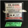 Image 2 : MARIE PHILIP POULIN SIGNED TEAM CANADA HOCKEY PUCK (COJO COA)