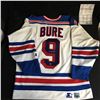Image 1 : PAVEL BURE SIGNED RANGERS JERSEY (JUST IN CASE COA)