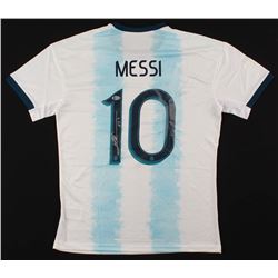 Lionel Messi Signed Argentina Adidas Jersey Inscribed "Leo" (Beckett COA)