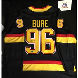 PAVEL BURE AUTOGRAPHED VANCOUVER CANUCKS FANATICS JERSEY (AJ SPORTS COA)