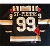 Image 2 : UFC HALL OF FAMER GEORGES ST-PIERRE SIGNED CONTEST WINNER ROYER HOCKEY JERSEY (1 of 10)