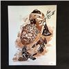 Image 1 : BILLY SMITH SIGNED HOCKEY ART PRINT (JSA COA)
