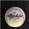 Image 1 : JESSE BARFIELD LLOYD MOSEBY DUAL SIGNED BASEBALL ( JSA COA)