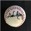 Image 2 : JESSE BARFIELD LLOYD MOSEBY DUAL SIGNED BASEBALL ( JSA COA)