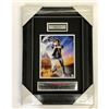 Image 1 : MICHEAL J FOX SIGNED BACK TO THE FUTURE 16 X 22 CUSTOM FRAMED DISPLAY ( FROZEN POND COA)