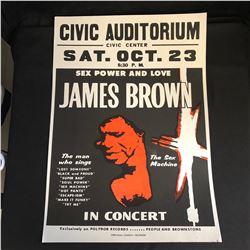 James Brown "Civic Auditorium" 24x36 Concert Poster (-2nd Printing-)