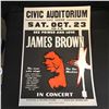 Image 1 : James Brown "Civic Auditorium" 24x36 Concert Poster (-2nd Printing-)