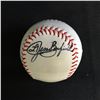 Image 1 : JESSE BARFIELD & LLOYD MOSEBY SIGNED BASEBALL (JSA COA)