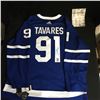 Image 1 : JOHN TAVARES SIGNED ADIDAS MAPLE LEAFS CAPTAIN JERSEY (JUST IN CASE COA)