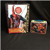 Image 1 : SPIDER-MAN COLLECTIBLES LOT (ACTION FIGURE CASE & LUNCHBOX)