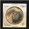 Image 1 : 1964 CANADA SILVER DOLLAR