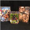 Image 1 : PROFESSIONAL WRESTLING COLLECTIBLES LOT (WWE OFFICIAL PROGRAMS, WWF ACTION FIGURE)