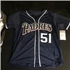 Image 2 : TREVOR HOFFMAN SIGNED PADRES JERSEY (JSA COA)