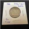 Image 1 : 1866 USA SEATED LIBERTY QUARTER