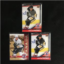 SIDNEY CROSBY HOCKEY CARD LOT