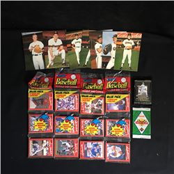 BASEBALL TRADING CARDS LOT (VARIOUS YEARS)