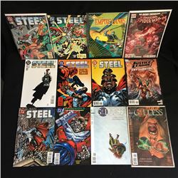 VARIOUS COMIC BOOK LOT (STEEL, SPIDER-MAN)