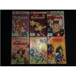 BULLSEYE COMIC BOOK LOT (CHARLTON COMICS)