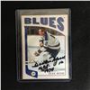 Image 1 : DICKEY MOORE SIGNED ST LOUIS BLUES HOCKEY CARD
