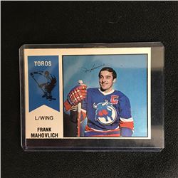 1978 WHA FRANK MAHOVOLICH