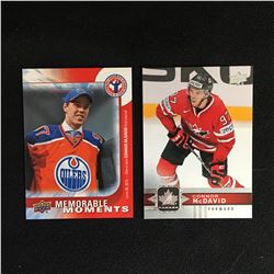 CONNER MCDAVID ROKIE CARD LOT