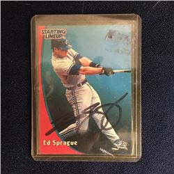 ED SPRAGUE SIGNED BASEBALL CARD