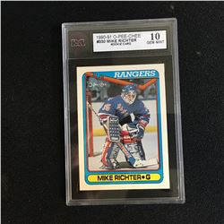 1990 OPC MIKE RICHTER ROOKIE KSA 10