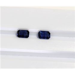 1.37ct Emerald Cut Blue Sapphire Dimension 6.1x4.1x2.3
