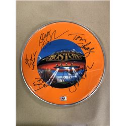 Signed Boston Band Signed Drumhead