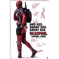 Signed Deadpool Poster