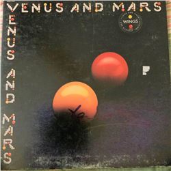 Signed Paul McCartney Venus And Mars Album Cover