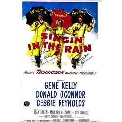 Signed Singin' N The Rain Movie Poster (MGM Musical)