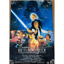 Signed The Return Of The Jedi Movie Poster
