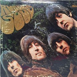 Signed Beatles Rubber Soul Album Cover
