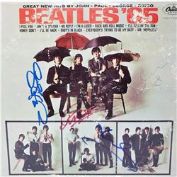 Signed Beatles Beatles ‘65 Album Cover