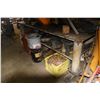 Image 1 : STEEL WELDING TABLE C/W VICE & CASTERS