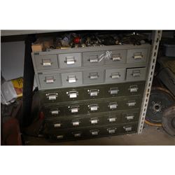 10 & 30 DRAWER CABINET C/W ALL FITTINGS IN & ON TOP