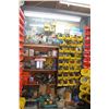 Image 2 : APPROX. 5' X 7' GREY CABINET C/W CONTENTS (BOLTS, AIR TOOLS, DRILL BITS, CHAIN HOOKS & SCREWS)