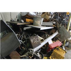 PILE OF SCRAP IRON 