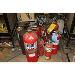 APPROX. 12 FIRE EXTINGUISHERS